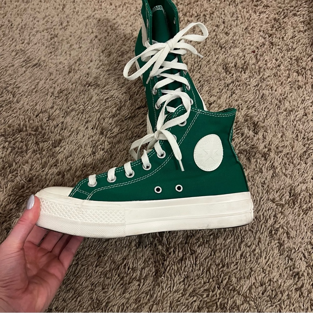 Converse Green High-Top Platform - Picture 4 of 10